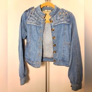 Mike & Chris lattice jean jacket - Medium
